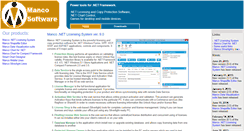 Desktop Screenshot of mancosoftware.com